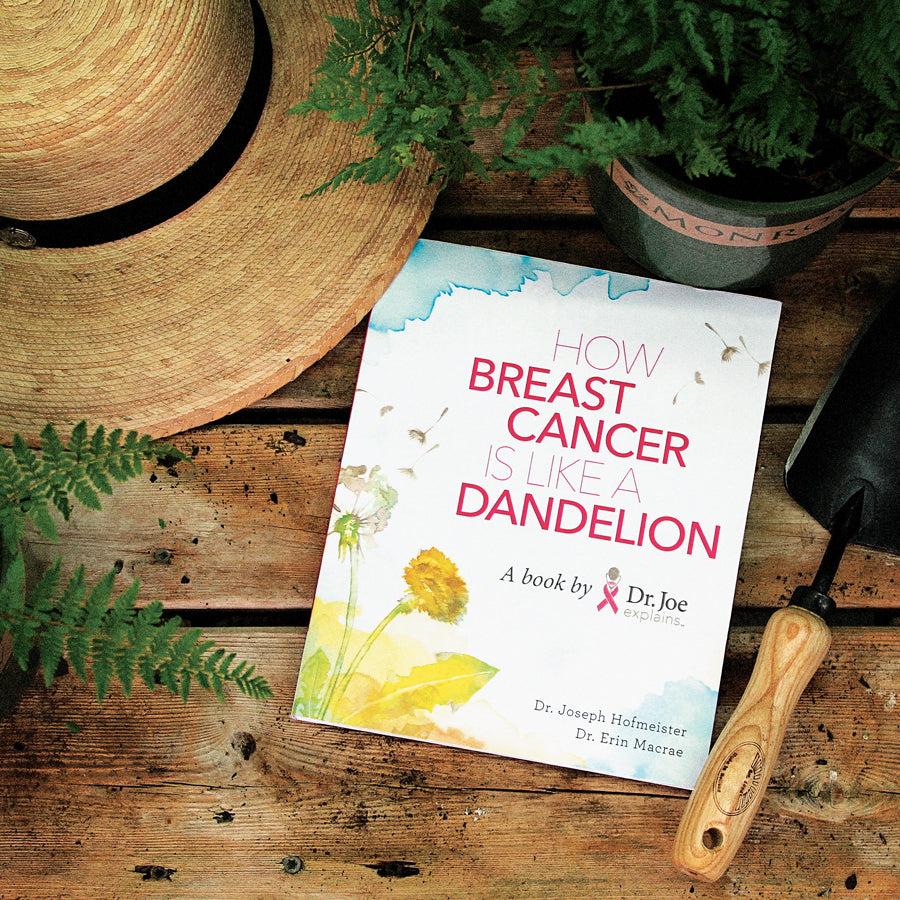 how breast cancer is like a dandelion book in the garden